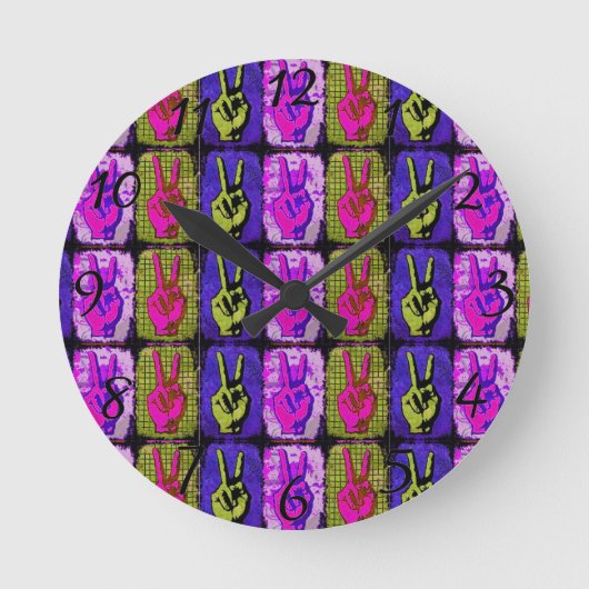 平和時計 ラウンド壁時計 (正面)