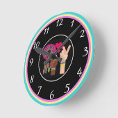 平和時計 ラウンド壁時計 (傾斜)