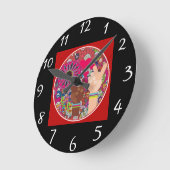 平和時計 ラウンド壁時計 (傾斜)