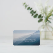 平和景観マウンテンビジネスカード 予約カード (スタンド正面)