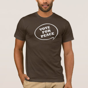 平和暗闇のTシャツのための投票 Tシャツ