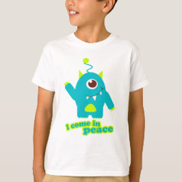 平和来エイリアンアクアTシャツ Tシャツ