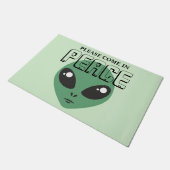 平和来エイリアン ドアマット (アングル)