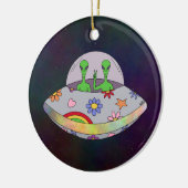 平和来UFO セラミックオーナメント (左)