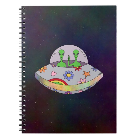 平和来UFO ノートブック (正面)