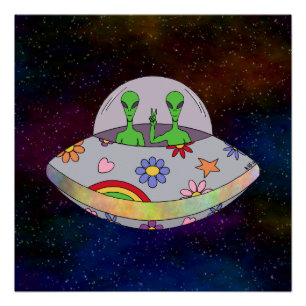 平和来UFO ポスター