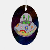 平和来UFO メタルオーナメント (正面右)