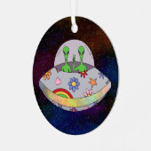 平和来UFO メタルオーナメント (正面左)