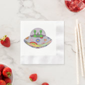 平和来UFO 縁ありカクテルナプキン (インサイチュ)