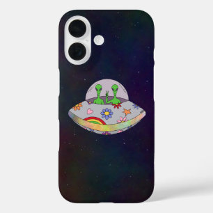 平和来UFO iPhone 16ケース