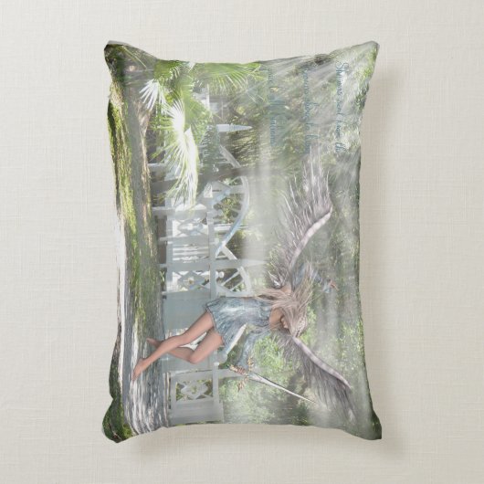 平和枕天国から送られる アクセントクッション (正面(垂直))