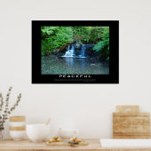 平和林やる気を起こさせる流ポスター ポスター (キッチン)