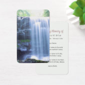 平和森の滝の葬儀記念碑 (デスク)