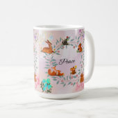 平和森林動物 コーヒーマグカップ (正面右)