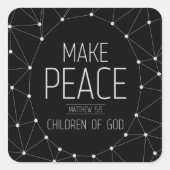 平和構築者 スクエアシール (正面)