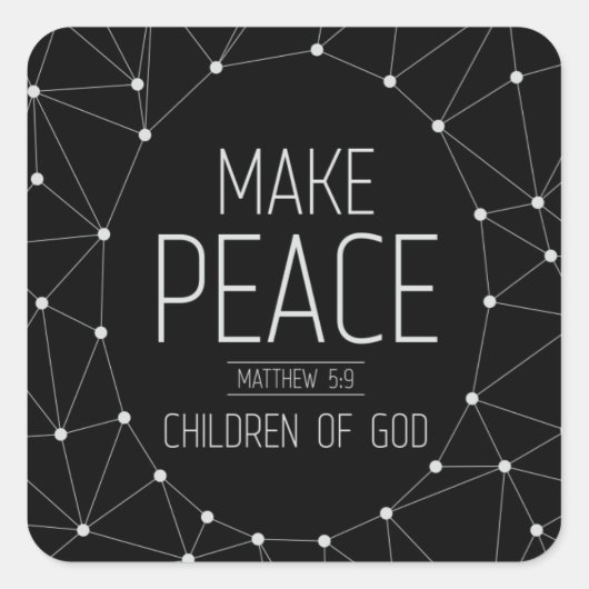 平和構築者 スクエアシール (正面)