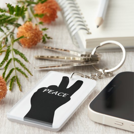 平和標識 キーホルダー (正面右)
