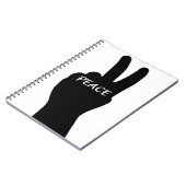 平和標識 ノートブック (左側)