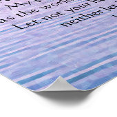 平和水域聖なる書物、 経典ポスター ポスター (角)