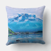 平和水彩画日本の画デザイン クッション (裏面)