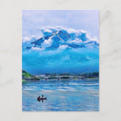 平和水彩画日本の画デザイン ポストカード (正面)