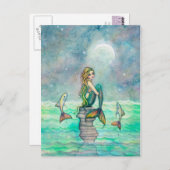 平和海人魚ファンタジー ポストカード (正面/裏面)