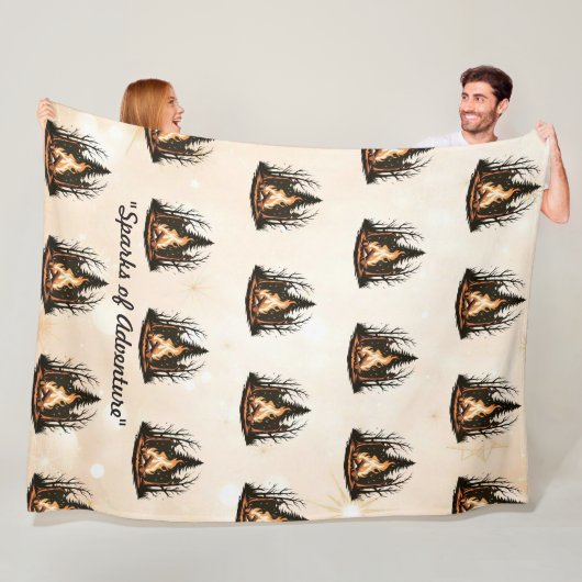 平和火花デザイン フリースブランケット (インサイチュ)