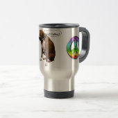 平和犬nの骨のタンブラー トラベルマグ (正面右)