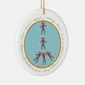 平和猿のオーナメント セラミックオーナメント (右)