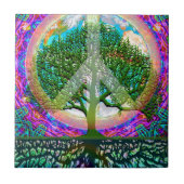 平和生命の樹 タイル (正面)