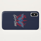 平和疑問に思の象徴を求めて闘う女性 Case-Mate iPhoneケース (裏面(横))