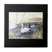 平和白鳥。.... タイル (正面)