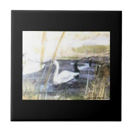 平和白鳥。.... タイル