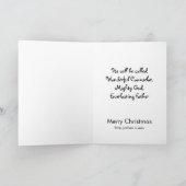 平和白黒クリスマスの王子 シーズンカード (内部)