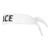 平和白黒シンプル タイヘッドバンド (回転90)