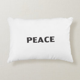 平和白黒ミニマシンプルリストモダン アクセントクッション