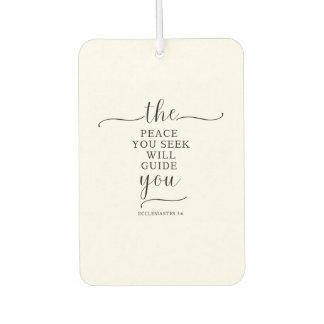 平和的なメッセージカーのフレッシュナー カーエアーフレッシュナー