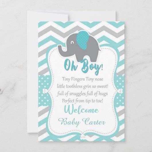 平和的な割礼反対運動のシャワーカード 招待状 (正面)