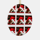 平和的な子犬のオーナメント セラミックオーナメント (右)