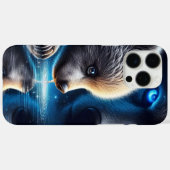 平和的な弱者の反射と支配的な弱者の存在 Case-Mate iPhoneケース (裏面 (横))