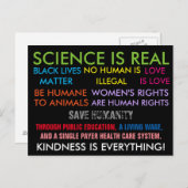 平和的な抗議はがき ポストカード (正面/裏面)