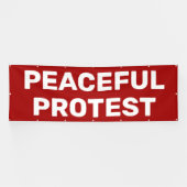 平和的な抗議バナー 横断幕 (横)