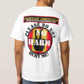 平和的な抗議者 Tシャツ (裏面)