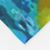 平和的な渦巻きフリースブランケット フリースブランケット (角)