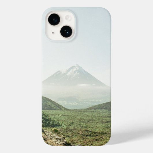 平和的な雪をかぶった山の電話ケース Case-Mate iPhoneケース (裏面)
