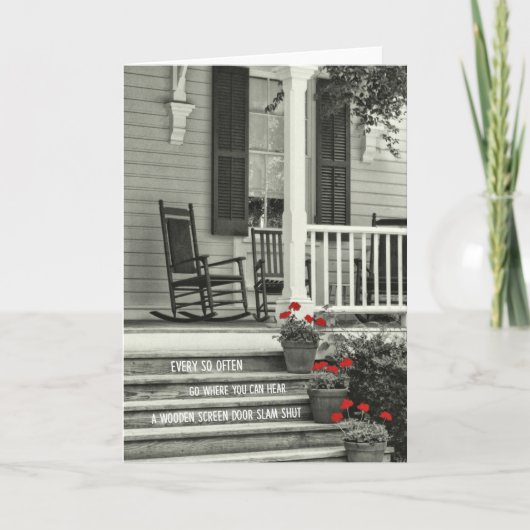 平和的グリーティングカード サンキューカード (正面)