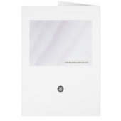 平和的テンプレートグループ弔意お見舞いカード (裏面)