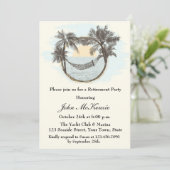 平和的ハンモック退職パーティー 招待状 (スタンド正面)