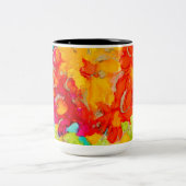 平和的パラダイスコーヒーマグ ツートーンマグカップ (中央)