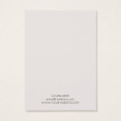 平和的ビーチテーマネックレスディスプレイカード (裏面)